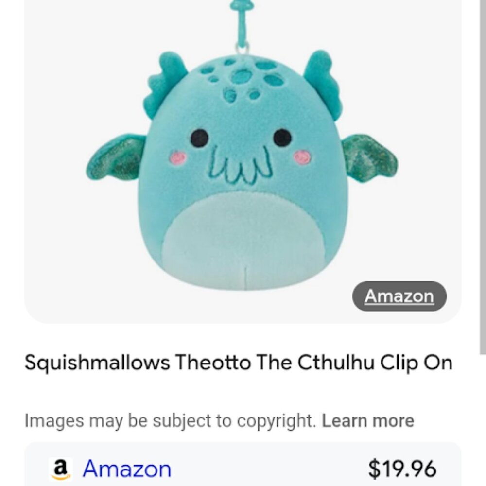 STOCKING STUFFER 6!!!!! 3.5" Squishmallow Clips(4) NEW
